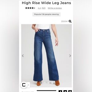 Chico’s Wide Leg Jeans. Never worn.